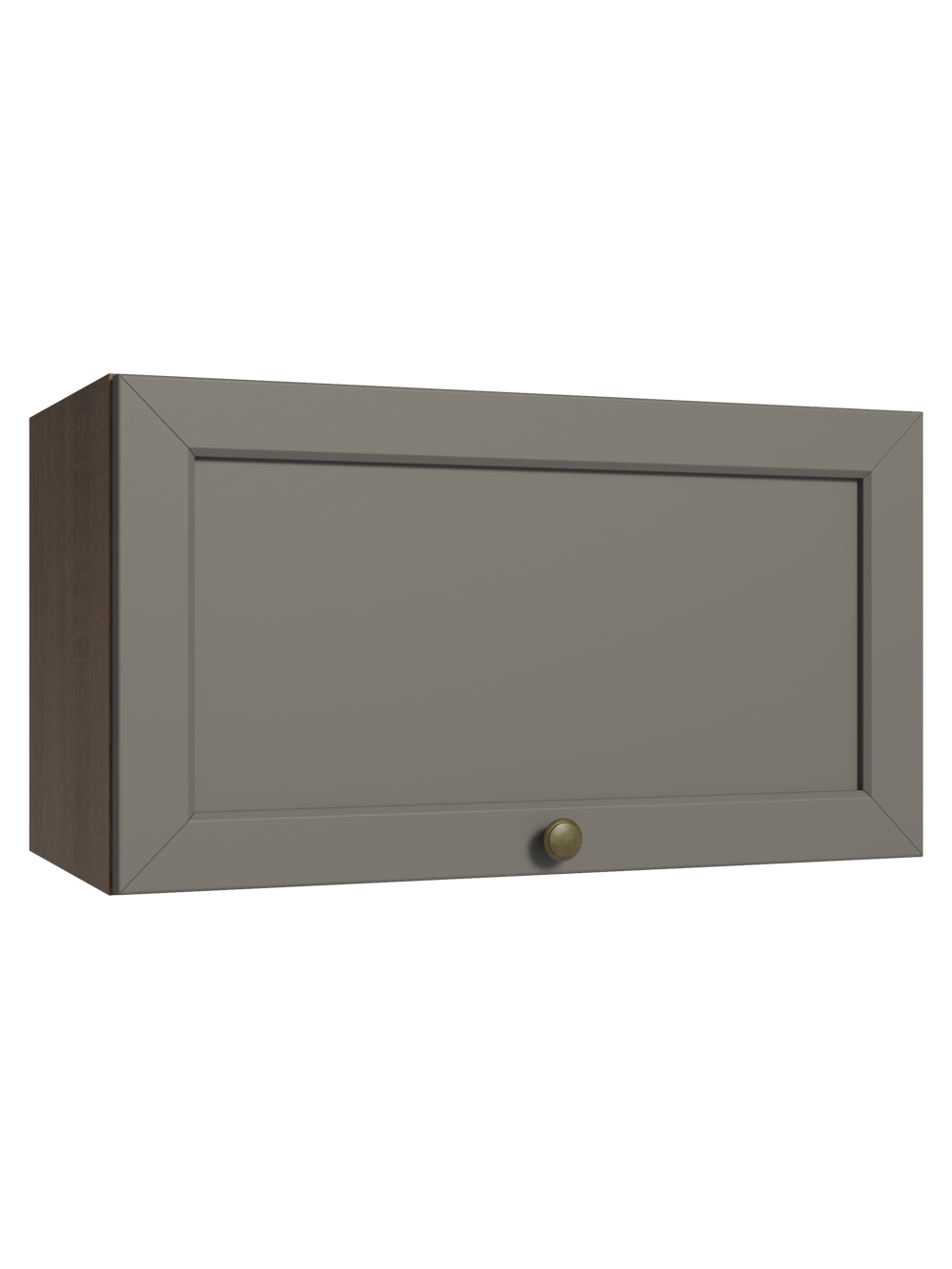 Armário Aéreo 60 cm 1 Porta Basculante Rustic/Cinza Vik Madesa - Rustic/Cinza