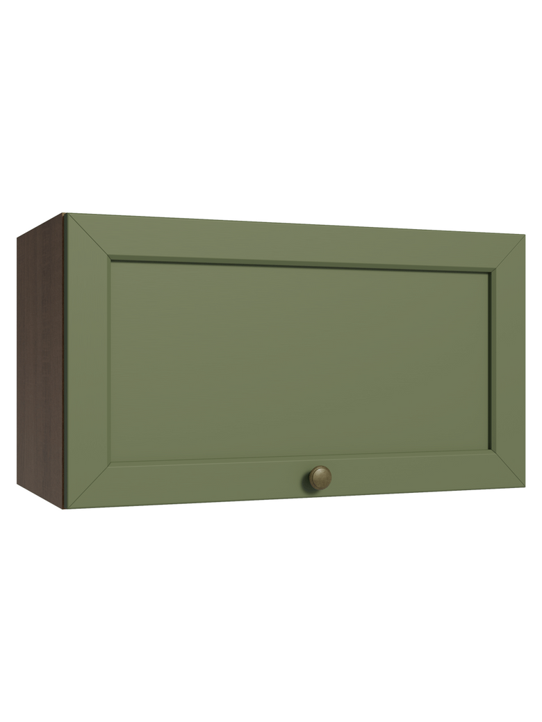 Armário Aéreo 60 cm 1 Porta Basculante Rustic/Verde Vik Madesa