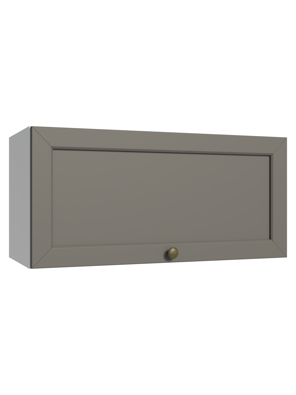 Armário Aéreo 70 cm 1 Porta Basculante Branco/Cinza Vik Madesa