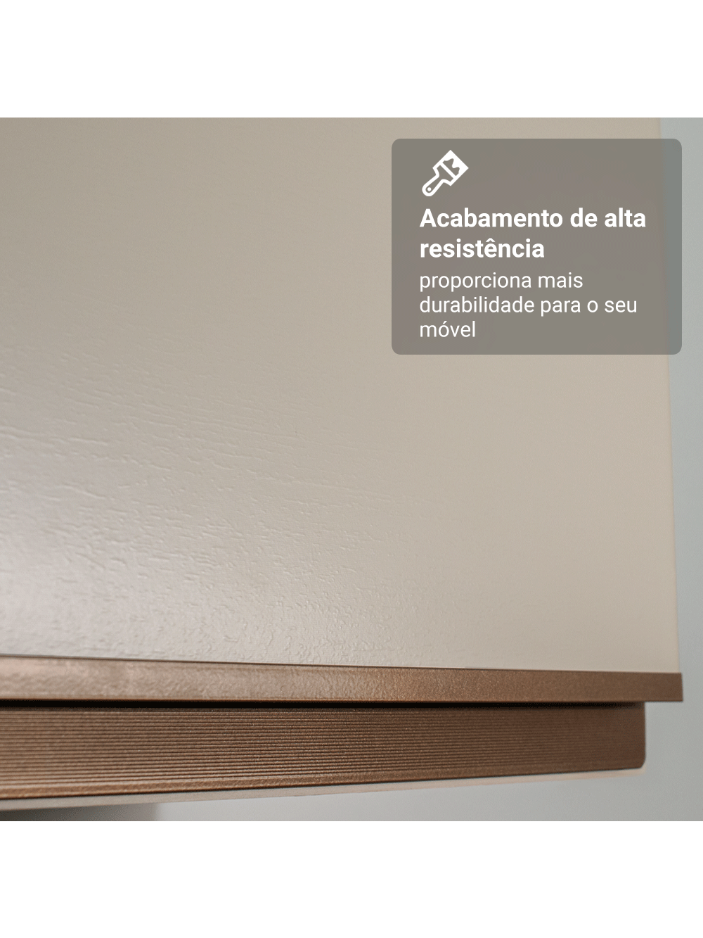 Armário Aéreo 40 cm 1 Porta Crema Nice Madesa