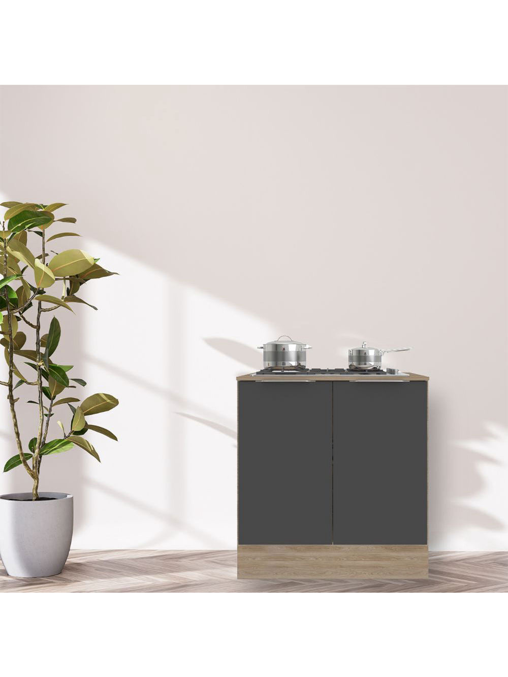 Balcão com Tampo 2 Portas 80 cm Ferrara Poliman