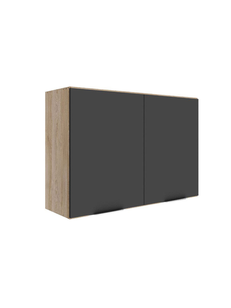 Armário Aéreo Ferrara 2 Portas 80cm Prateleira Interna Fixa Poliman Móveis
