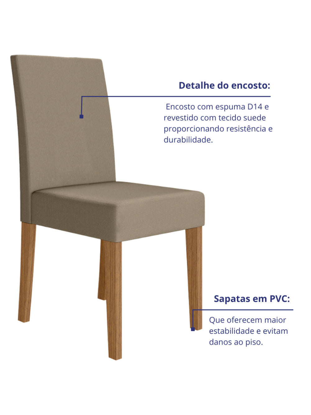 Sala de Jantar Helo 90x90 Com Vidro 4L Cadeiras Josi Poliman Móveis
