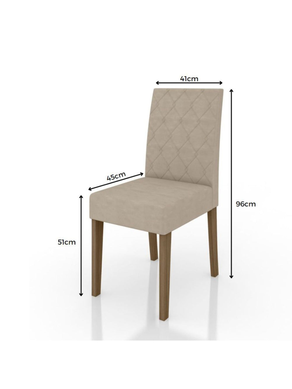 Sala de Jantar Kate 120x90 Com Vidro 4L Cadeiras Jade Poliman Móveis