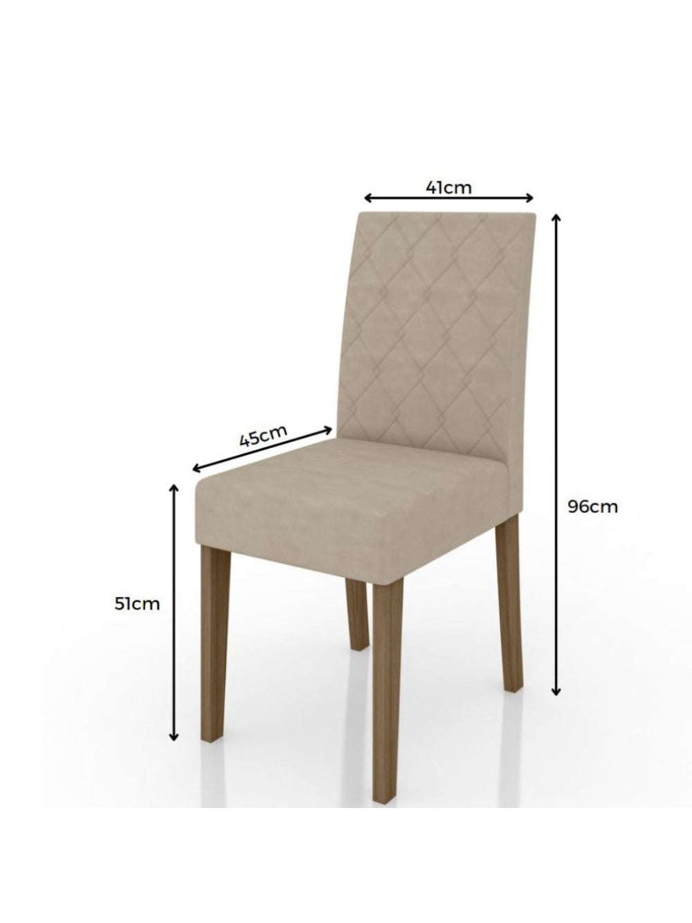Sala de Jantar Kate 120x90 Com Vidro 4L Cadeiras Jade Poliman Móveis