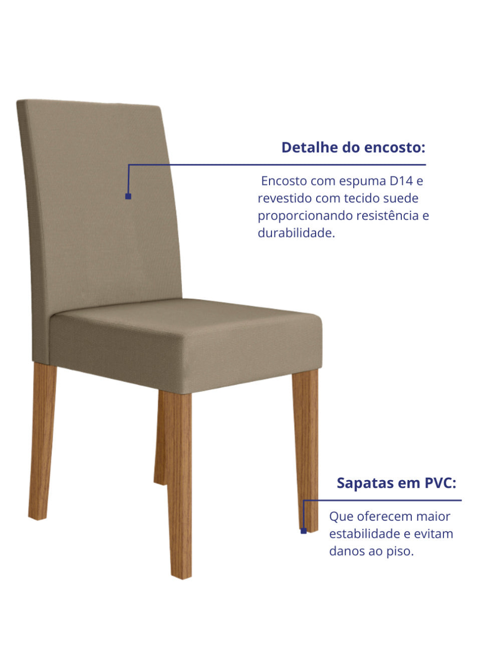 Sala de Jantar Liz 160x90 Com Vidro 6L Cadeiras Josi Poliman Móveis