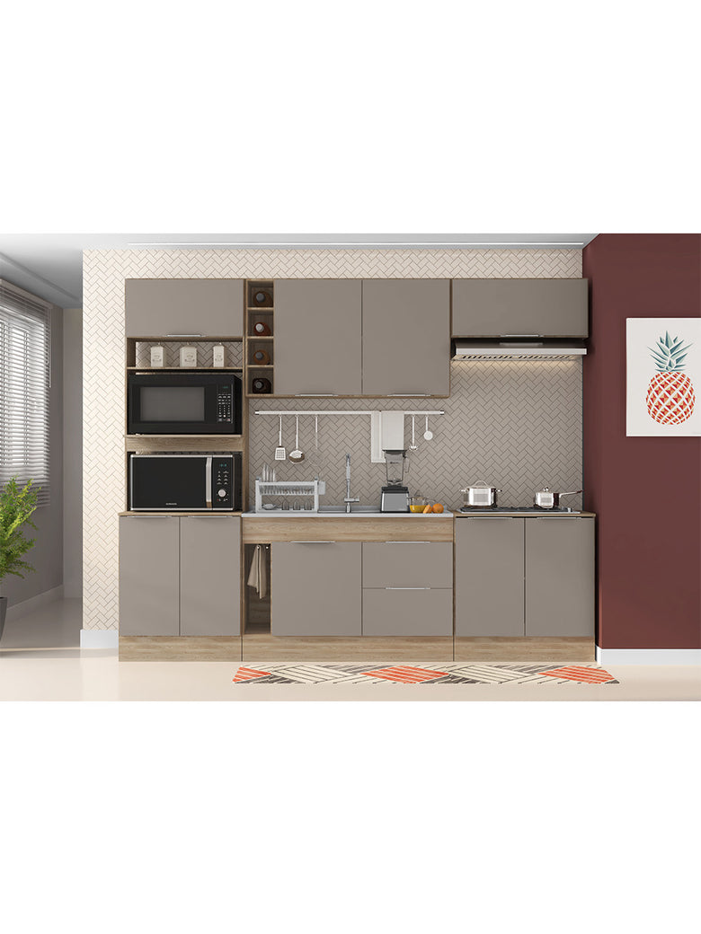 Balcão com Tampo 2 Portas 80 cm Ferrara Poliman
