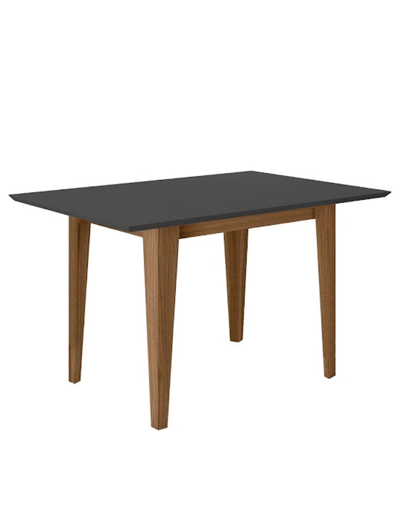 Mesa para Sala de Jantar 136cm Retangular Tampo Chanfrado Kate Poliman