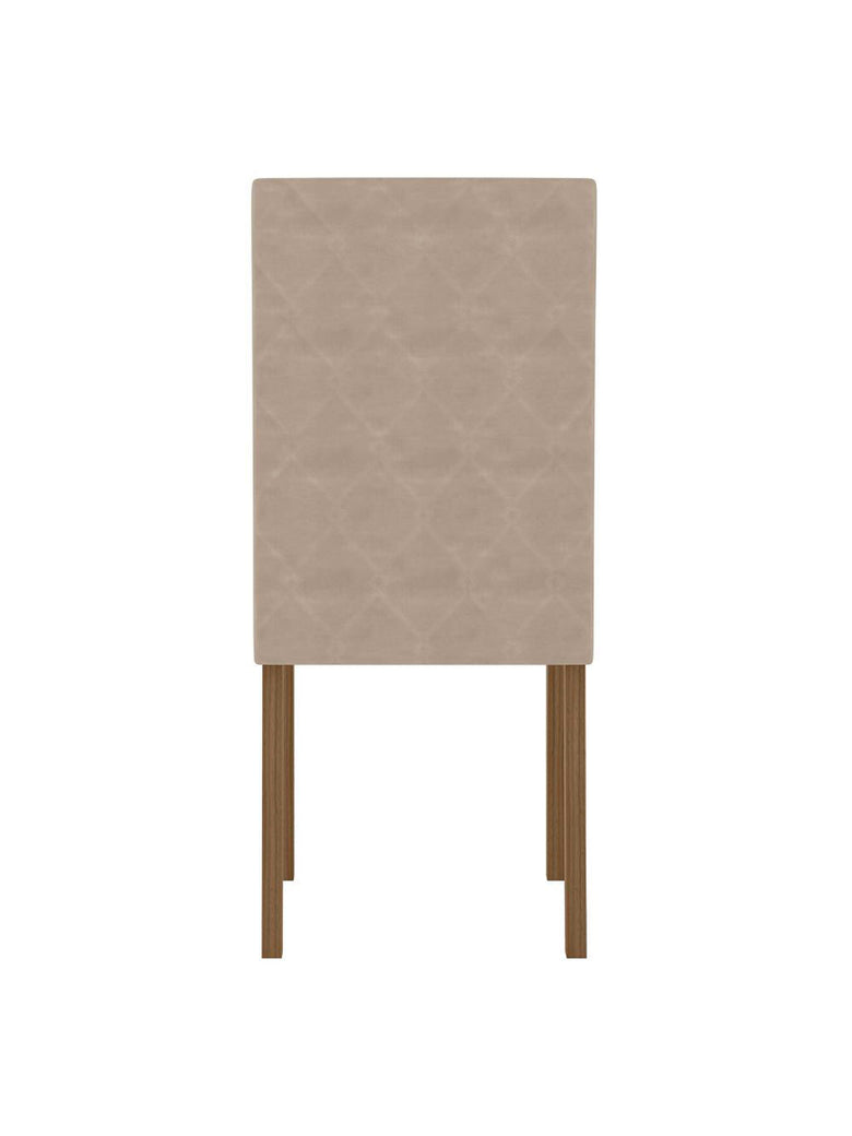 Conjunto Sala de Jantar Quadrada Mesa Helo 90cm e 04 Cadeiras Jade