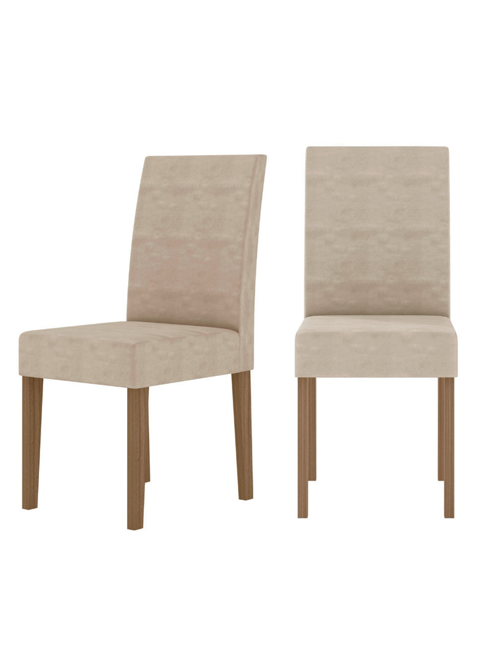 Conjunto Sala de Jantar Retangular Mesa Kate 120cm e 04 Cadeiras Josi Poliman Móveis