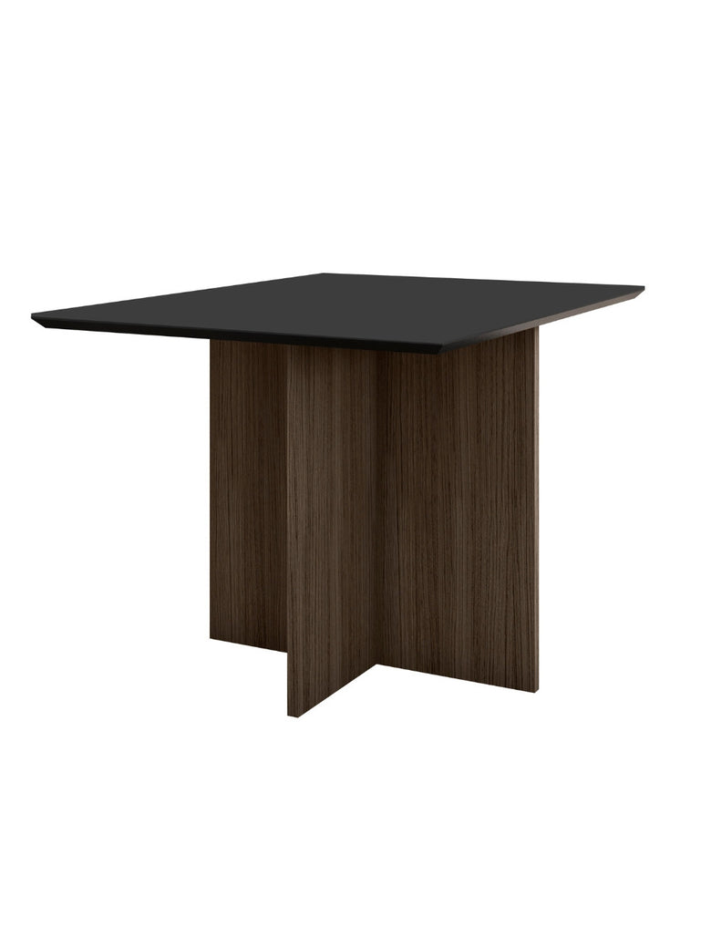 Mesa de Jantar Retangular Tampo Chanfrado sem vidro 120cm Helô Poliman Móveis