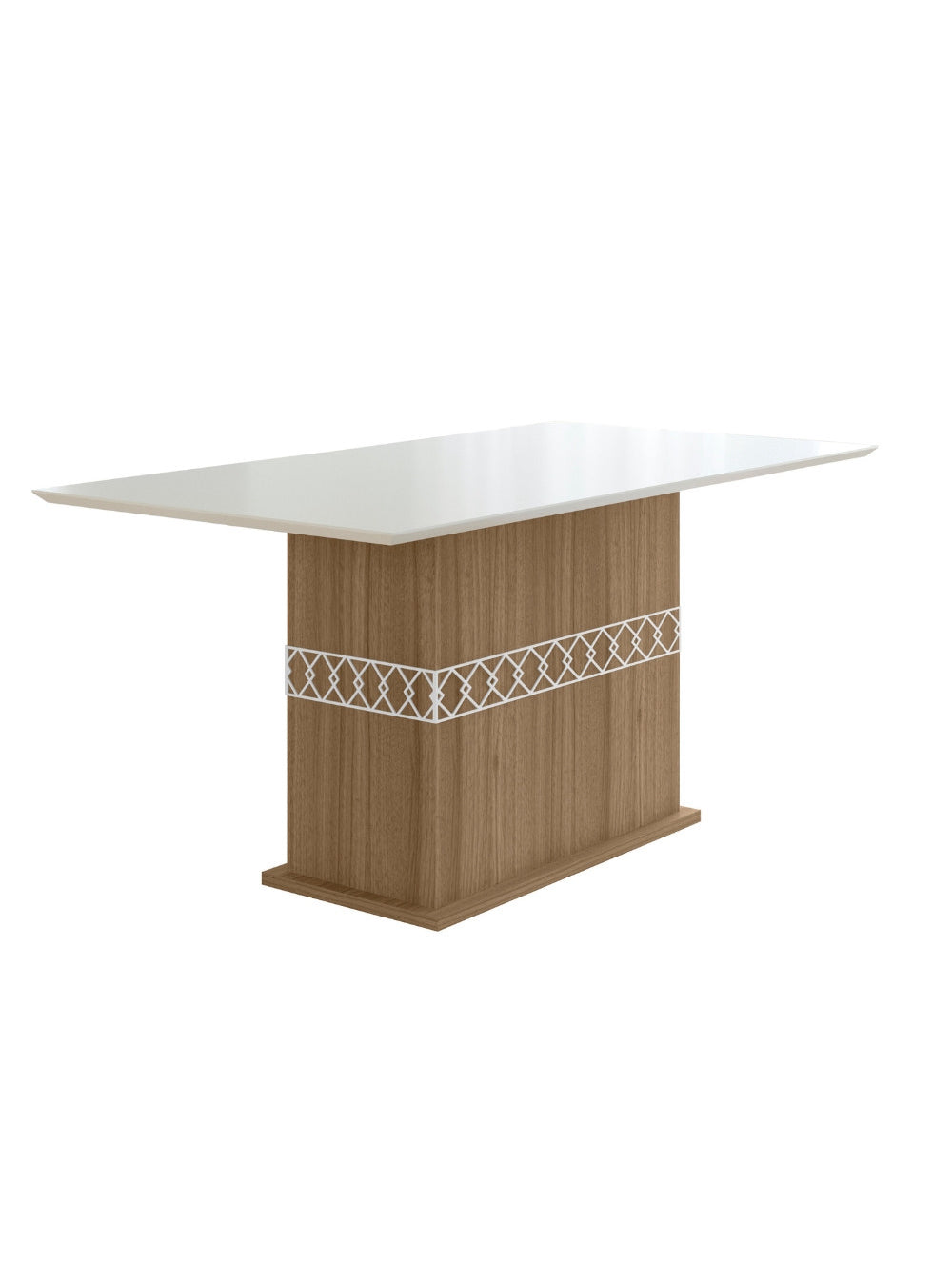 Conjunto Sala de Jantar Retangular Mesa Agata 160cm e 06 Cadeiras Josi Poliman Móveis