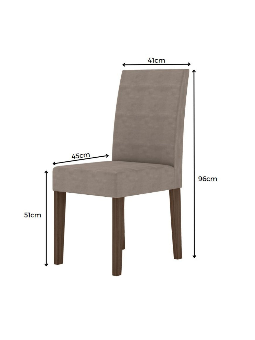 Conjunto Sala de Jantar Retangular Mesa Liz 160cm e 06 Cadeiras Josi Poliman Móveis