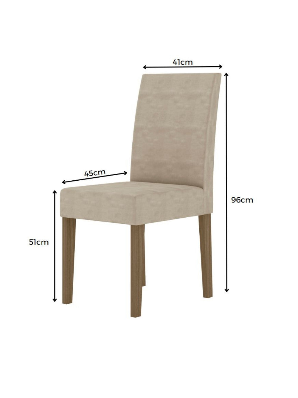 Conjunto Sala de Jantar Retangular Mesa Liz 160cm e 06 Cadeiras Josi Poliman Móveis