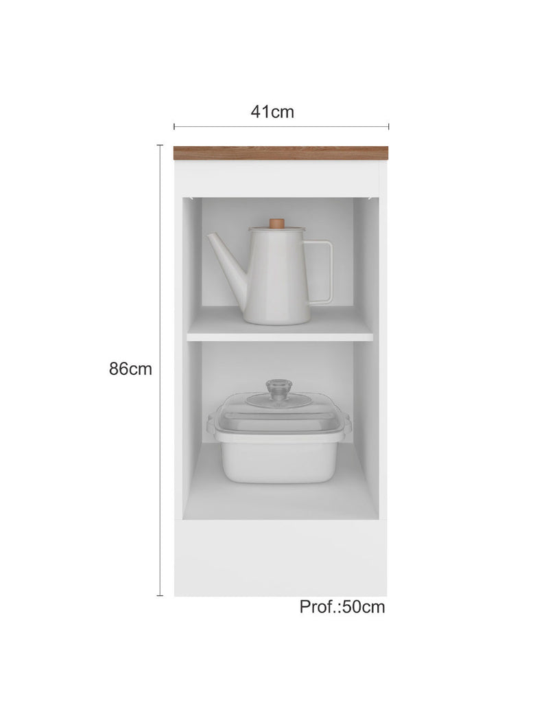 Balcão com Tampo Olivia 41 cm 1 Porta