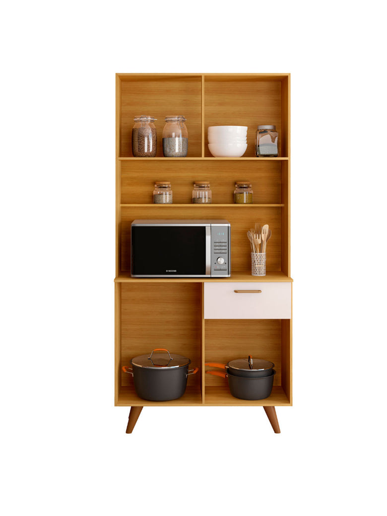 Kit Cozinha Izis 4 Portas e 1 Gaveta Poliman Moveis
