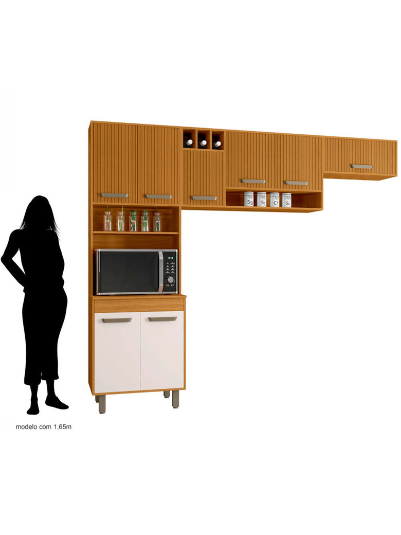 Cozinha Compacta Malta Poliman Moveis