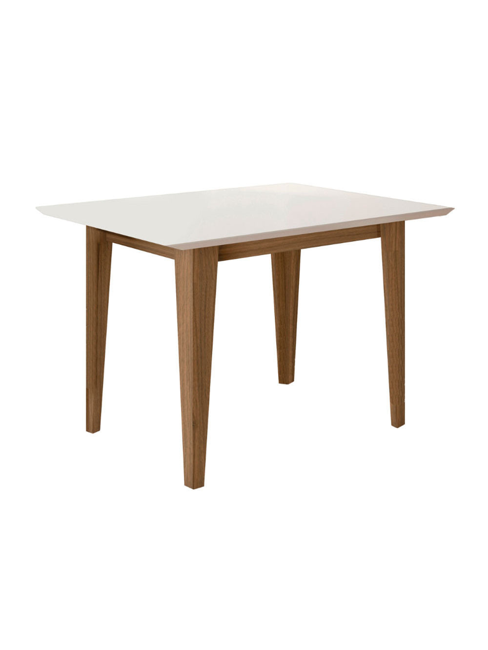 Conjunto Sala de Jantar Retangular Mesa Kate 120cm e 04 Cadeiras Josi Poliman Móveis