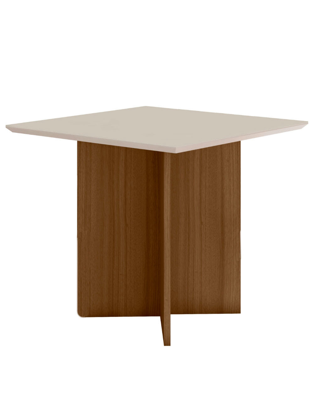 Conjunto Sala de Jantar Quadrada Mesa Helo 90cm e 04 Cadeiras Josi Poliman Móveis