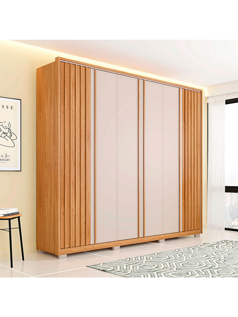 Guarda Roupa Casal Apollo 6 Portas 6 Gavetas Caemmun