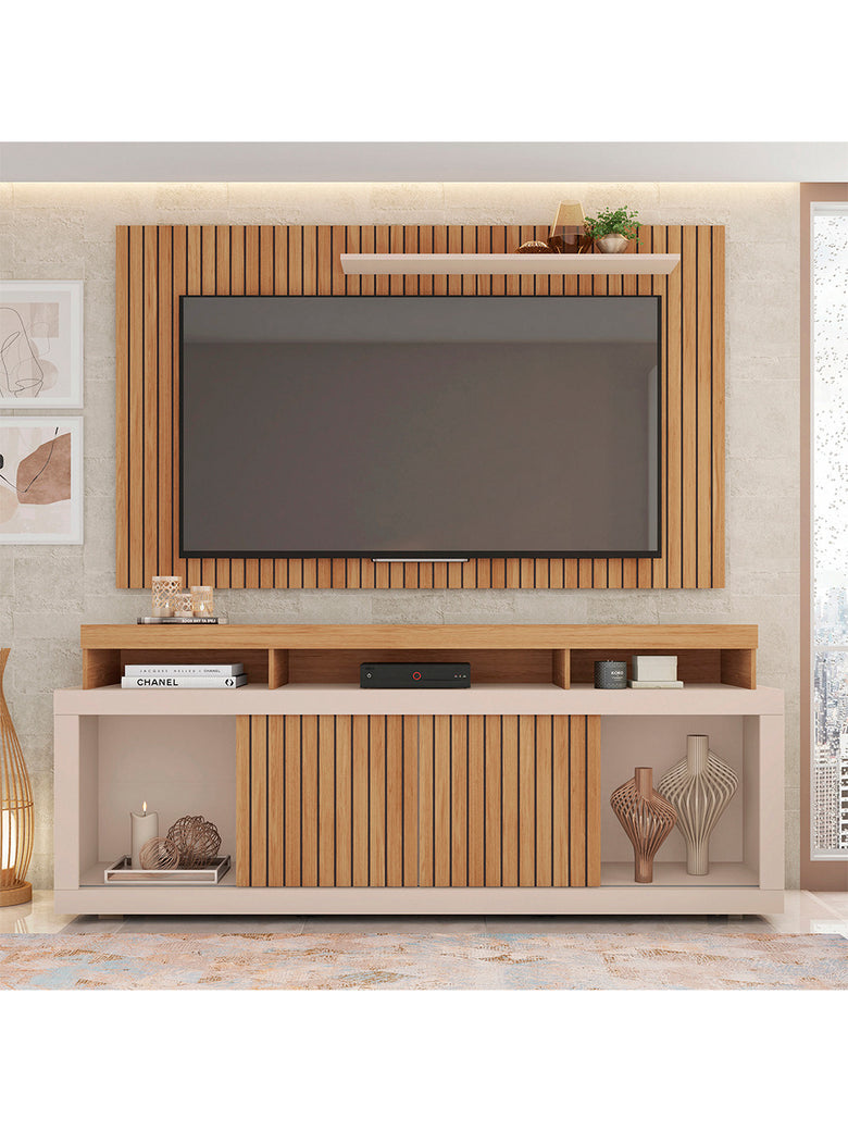 Rack com Painel para TV até 60 Polegadas New Oscar Caemmun