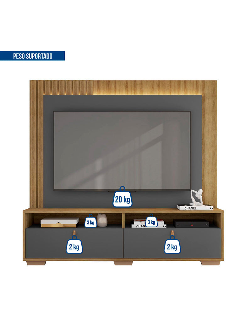 Painel Home Theater para Tv até 70 Polegadas Fox Caemmun