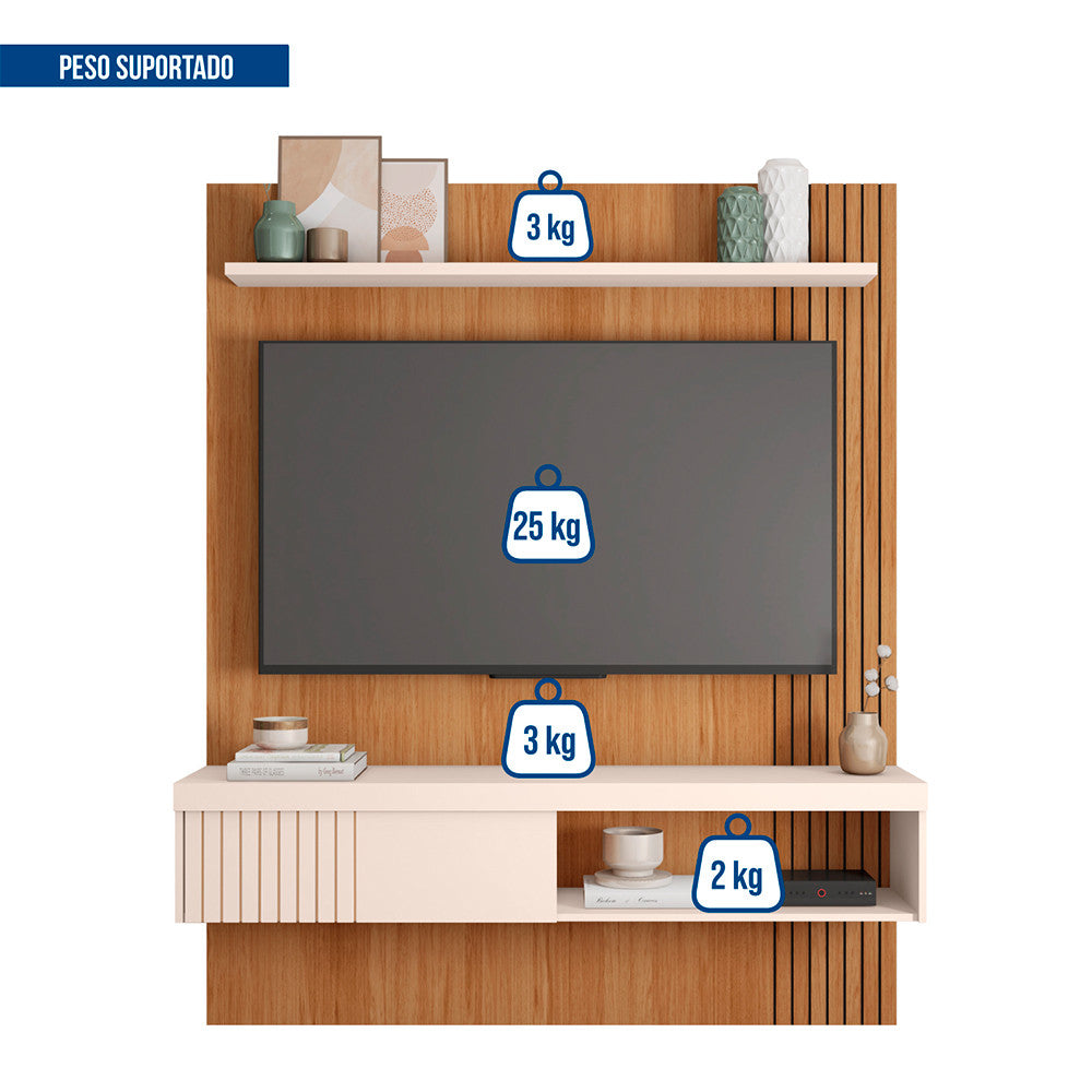 Painel para Tv até 65 Polegadas Jade 1.5 Caemmun
