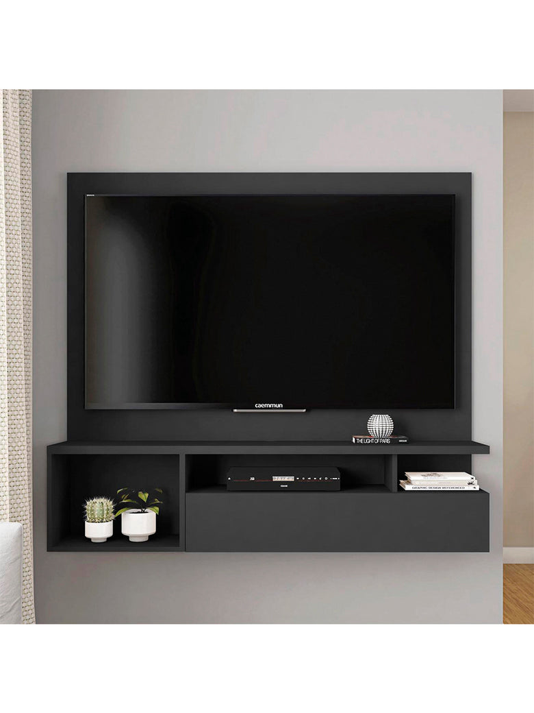 Painel para Tv até 55 Polegadas Nicho com Porta Basculante Brasil Caemmun