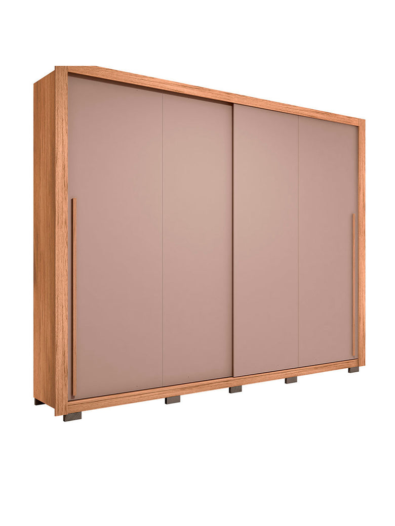 Guarda Roupa Casal Praticus 2 Portas 4 Gavetas Caemmun