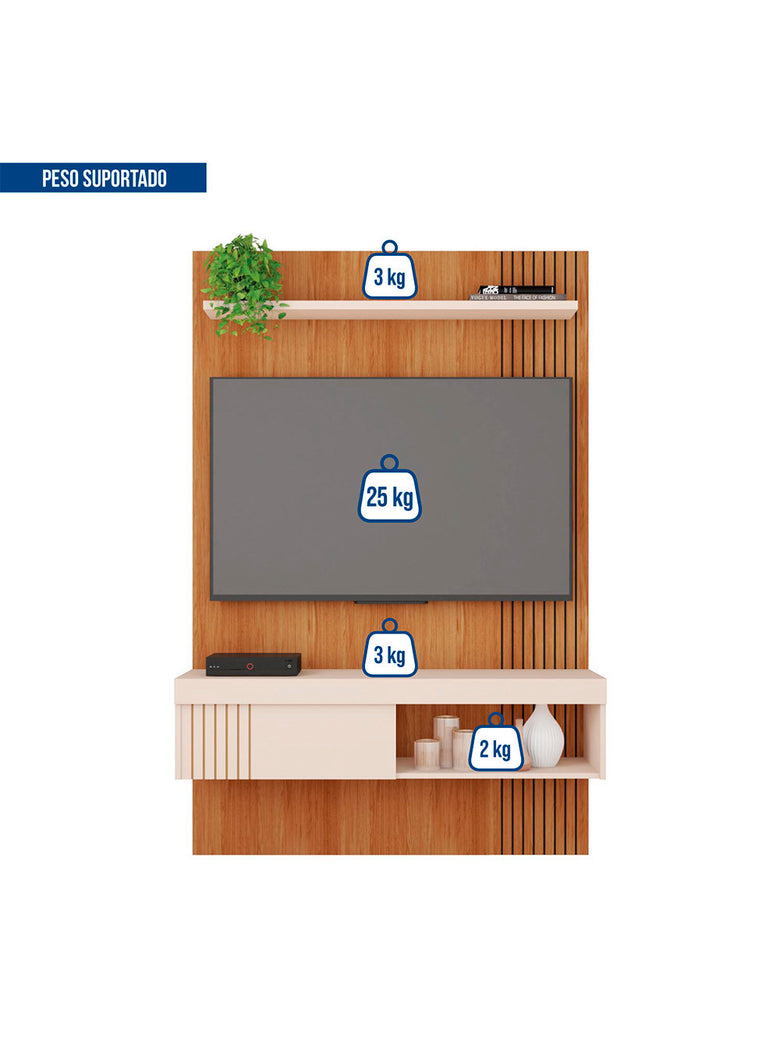 Painel para Tv até 45 Polegadas Jade 1.2 Caemmun