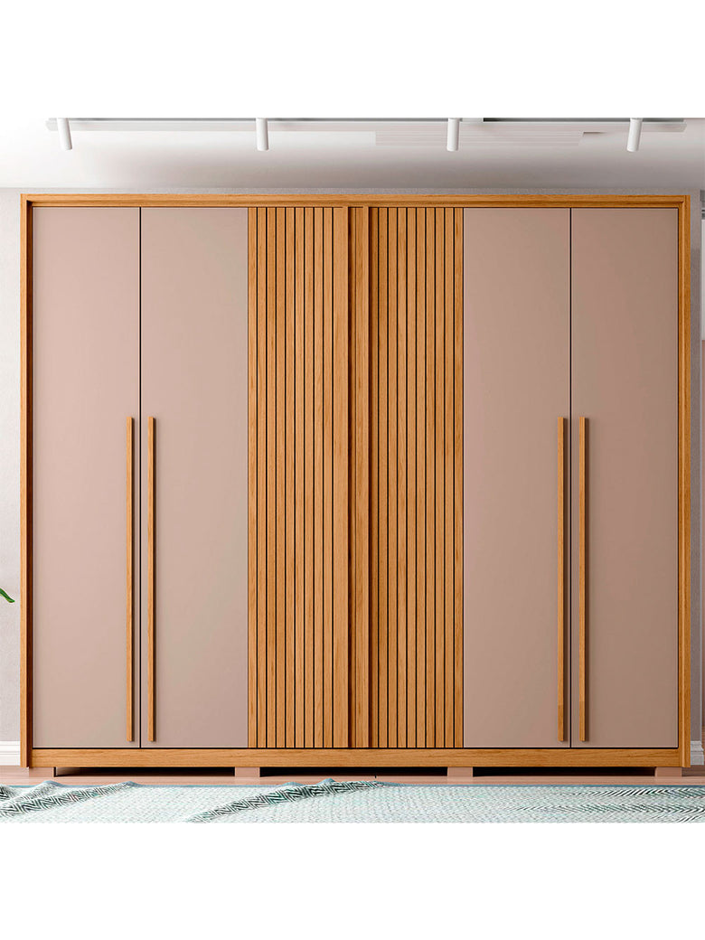 Guarda Roupa Casal Pietrus 6 Portas 6 Gavetas Caemmun