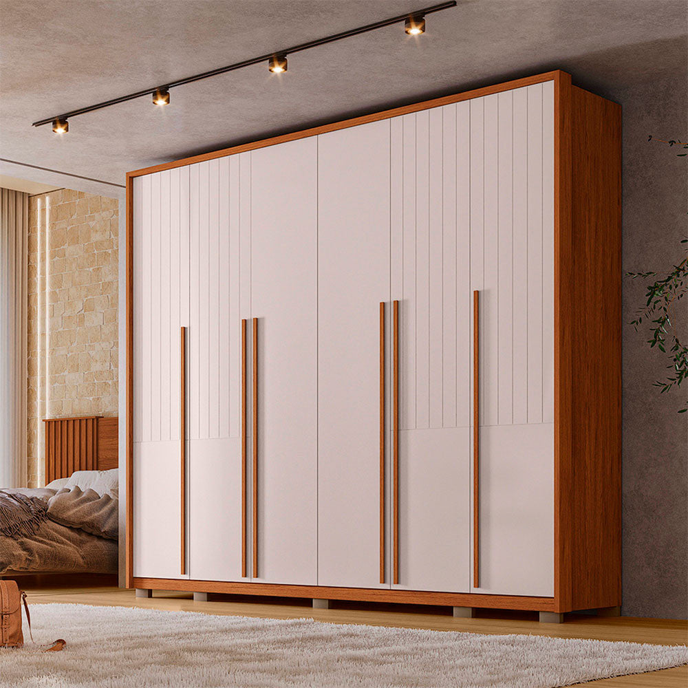 Guarda Roupa Casal Quintus 6 Portas 6 Gavetas Caemmun