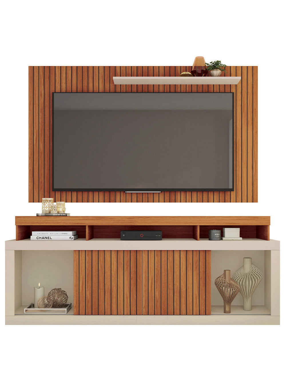Rack com Painel para TV até 60 Polegadas New Oscar Caemmun