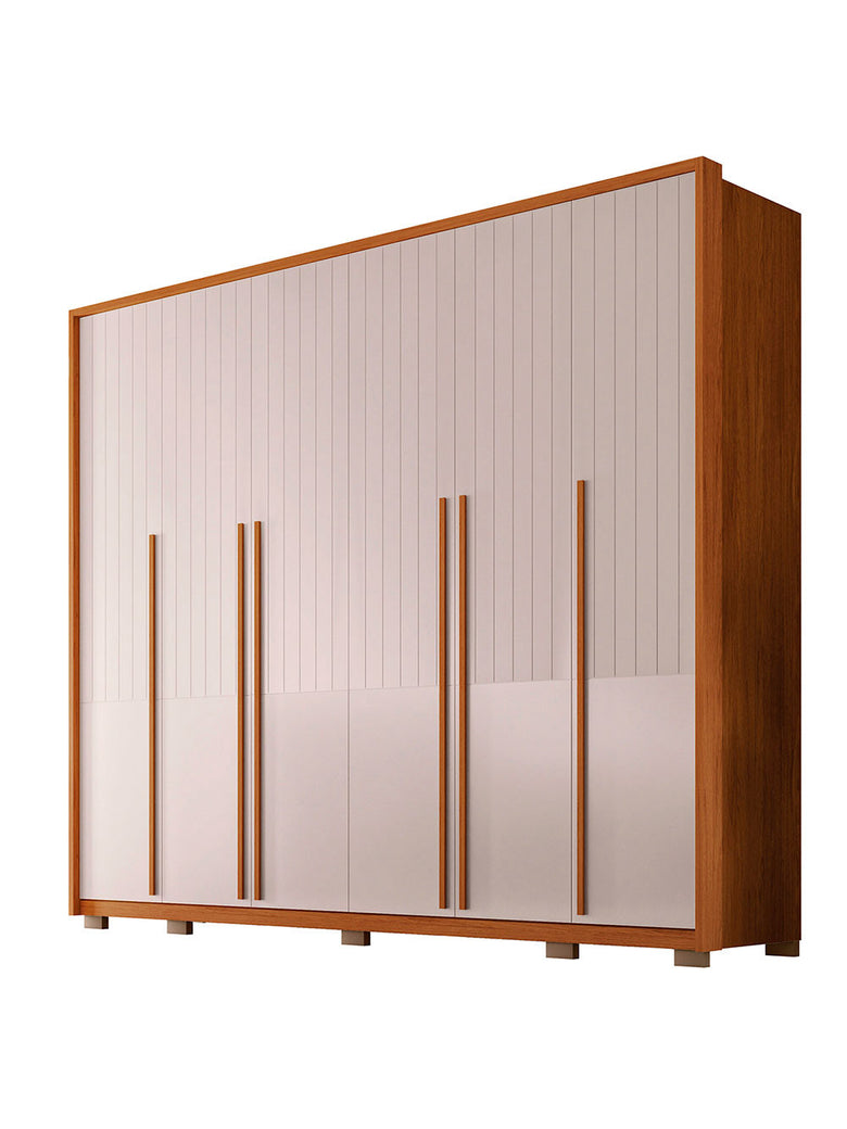 Guarda Roupa Casal Espartacus 6 Portas 6 Gavetas Caemmun