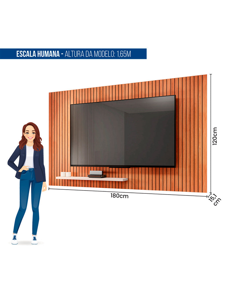 Painel Para TV até 70 Polegadas Aegon Caemmun