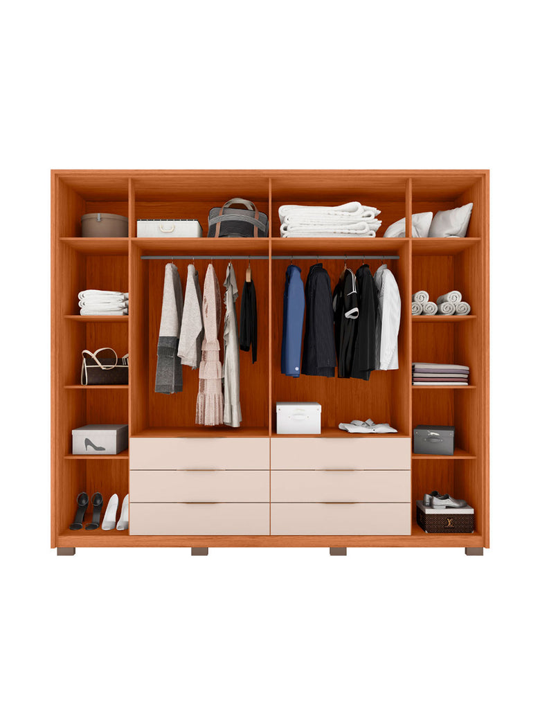 Guarda Roupa Casal Maximus 6 Portas 6 Gavetas Caemmun