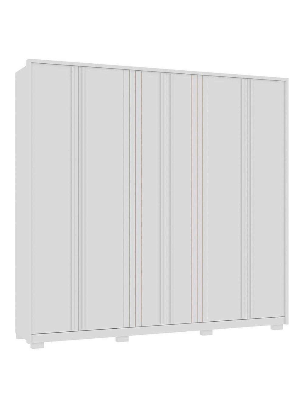 Guarda Roupa Casal Mozart 6 Portas 4 Gavetas Caemmun