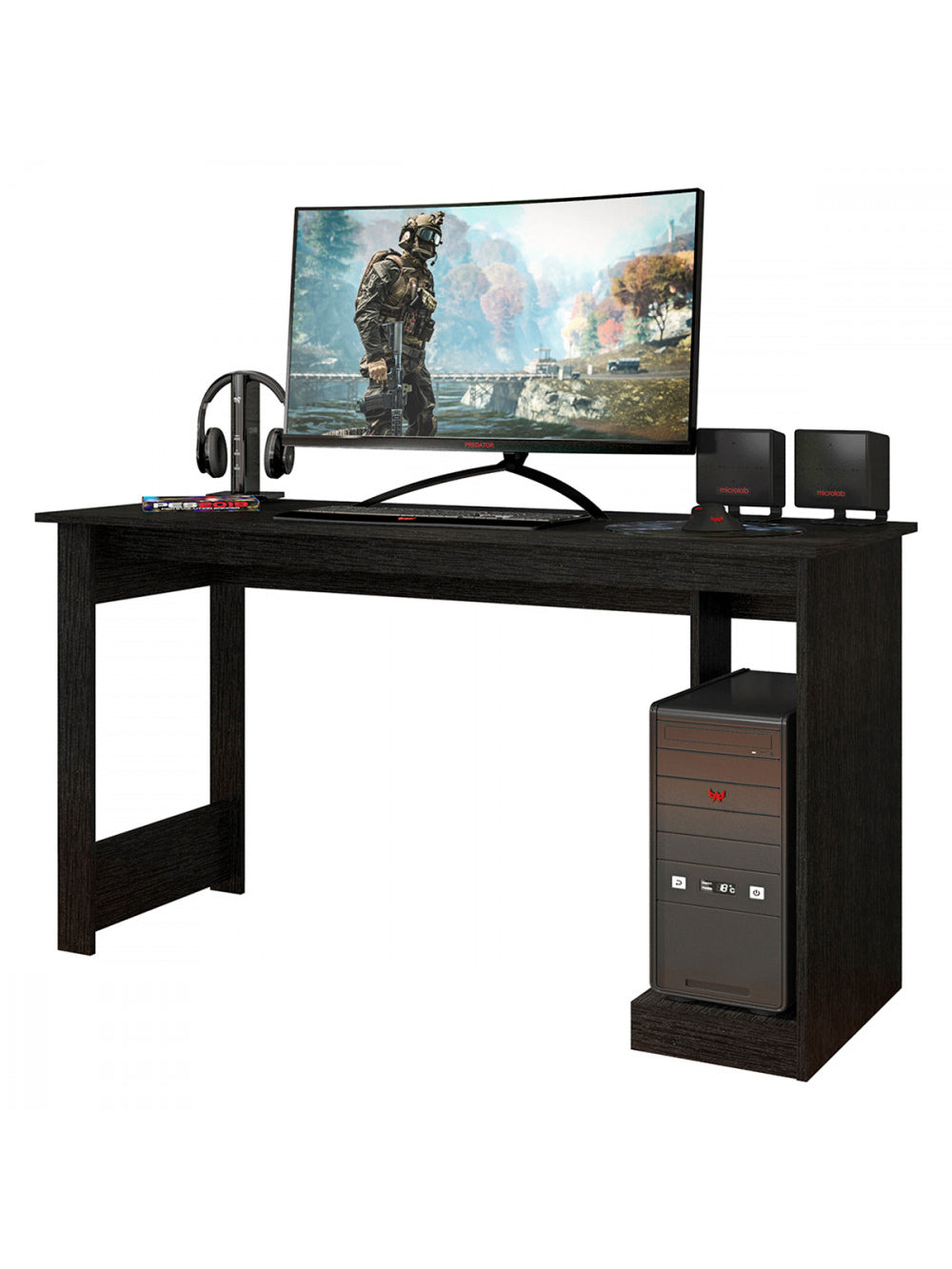 Mesa Gamer Para Computador Escrivaninha Caemmun