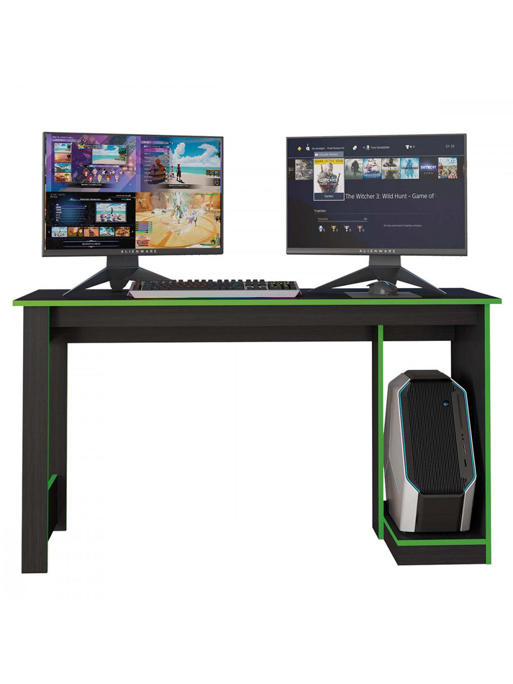 Mesa Gamer Para Computador Escrivaninha Caemmun