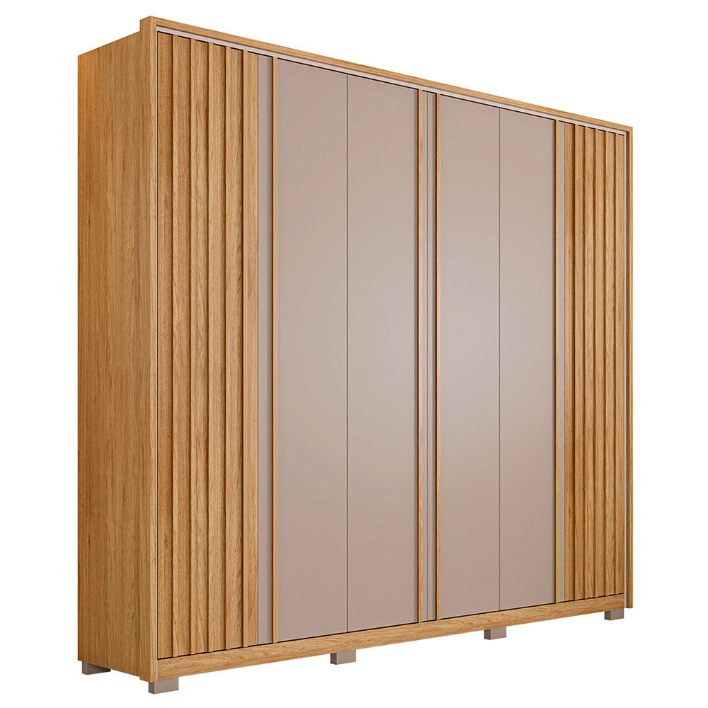 Guarda Roupa Casal Apollo 6 Portas 4 Gavetas Caemmun