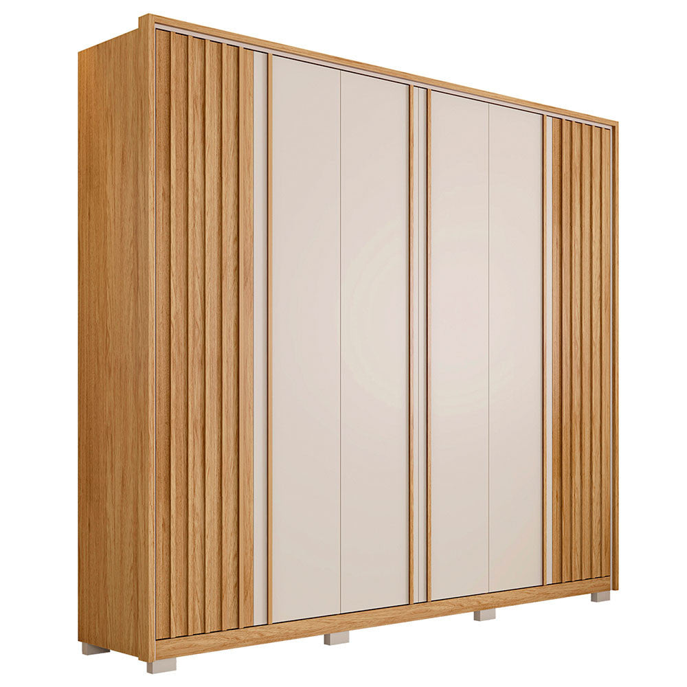 Guarda Roupa Casal Apollo 6 Portas 4 Gavetas Caemmun