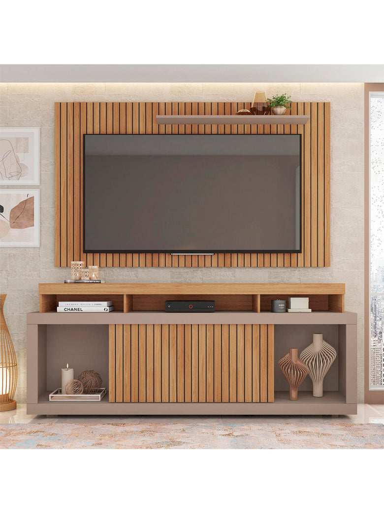 Rack com Painel para TV até 60 Polegadas New Oscar Caemmun