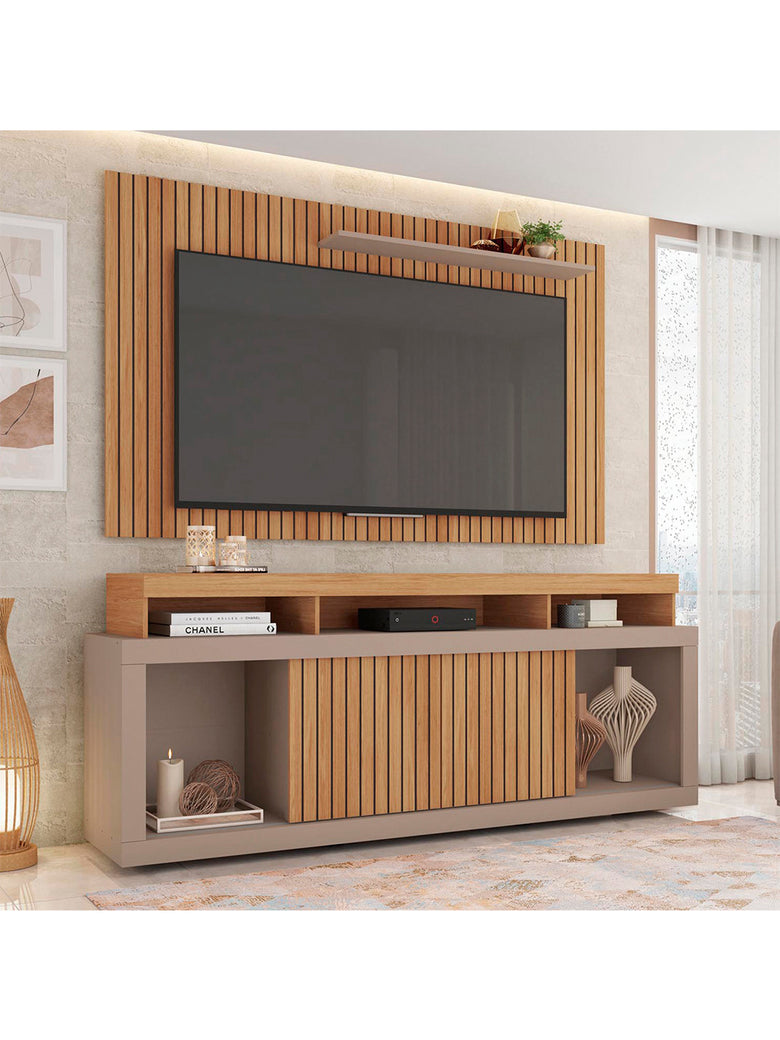Rack com Painel para TV até 60 Polegadas New Oscar Caemmun