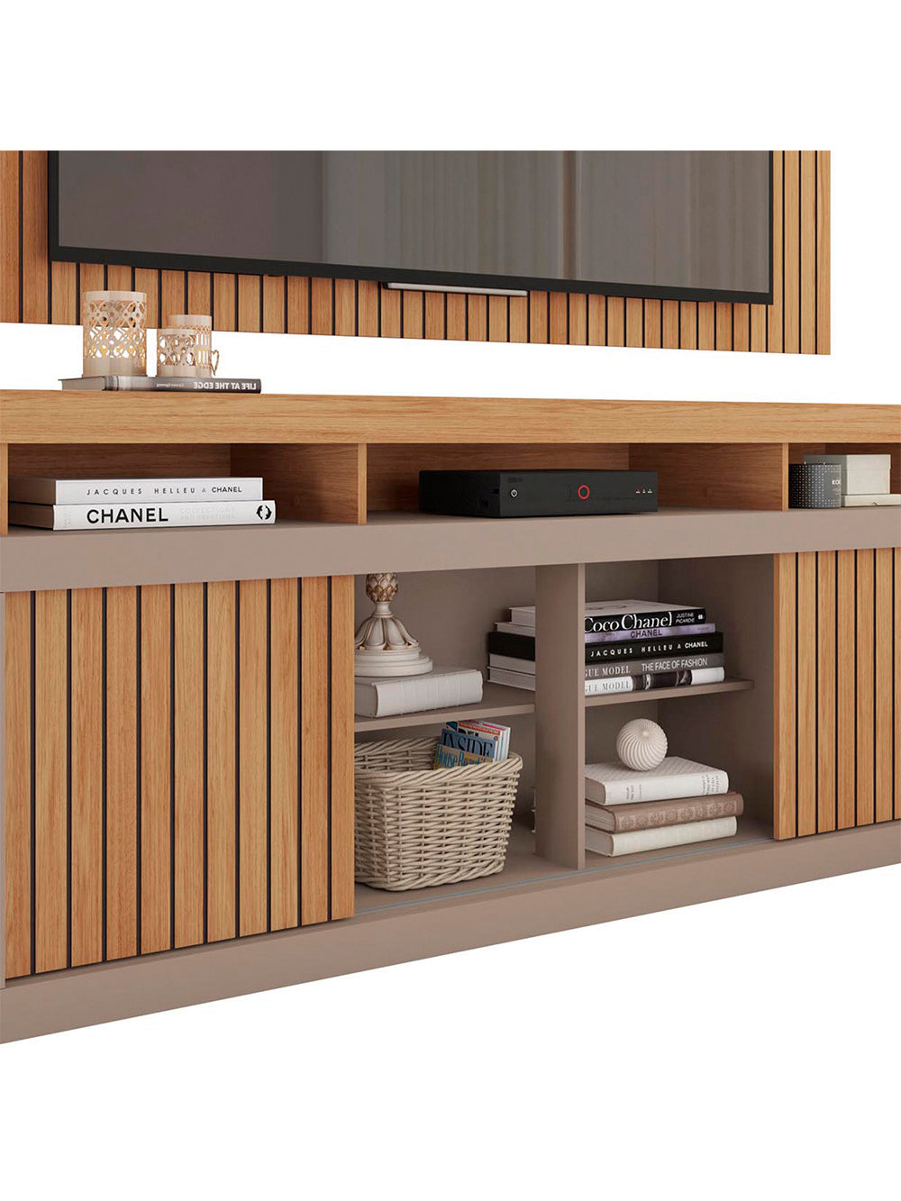 Rack com Painel para TV até 60 Polegadas New Oscar Caemmun
