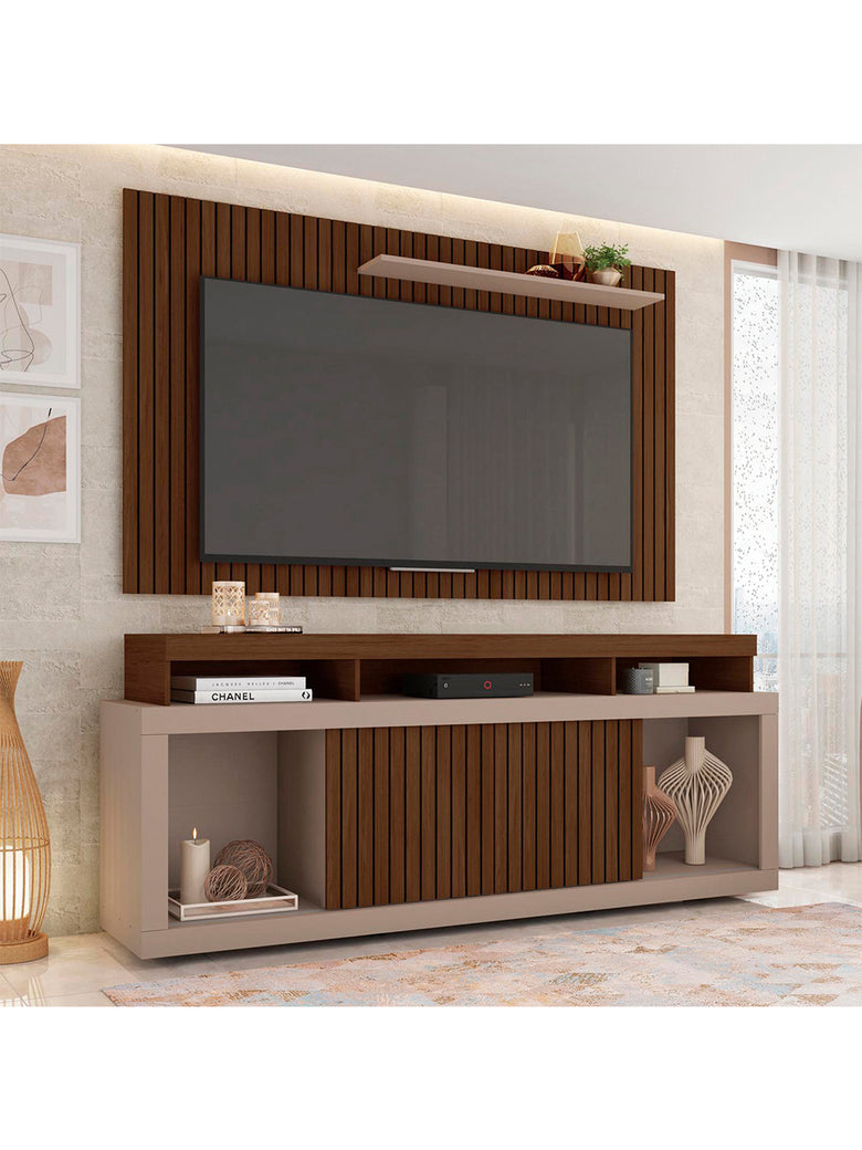 Rack com Painel para TV até 60 Polegadas New Oscar Caemmun