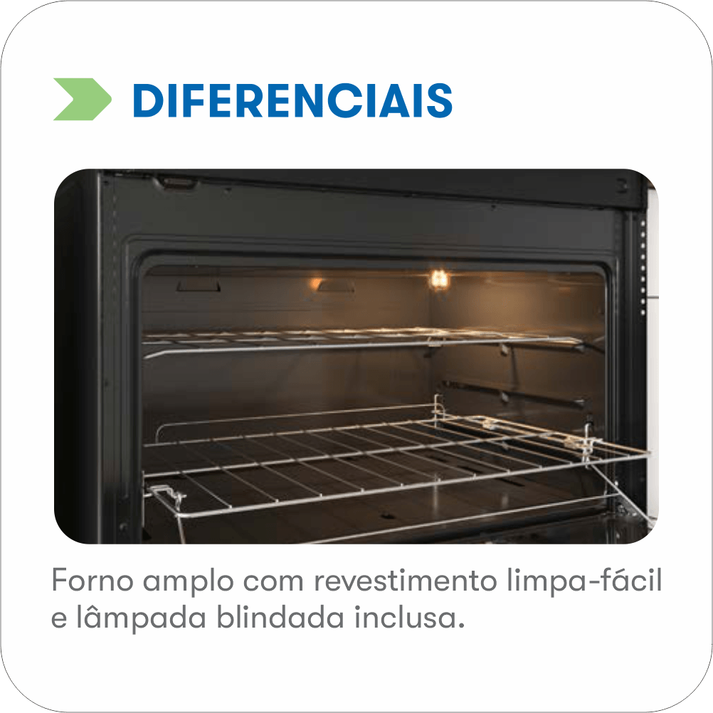 Fogão 5 Bocas Automático Itamaster Itatiaia