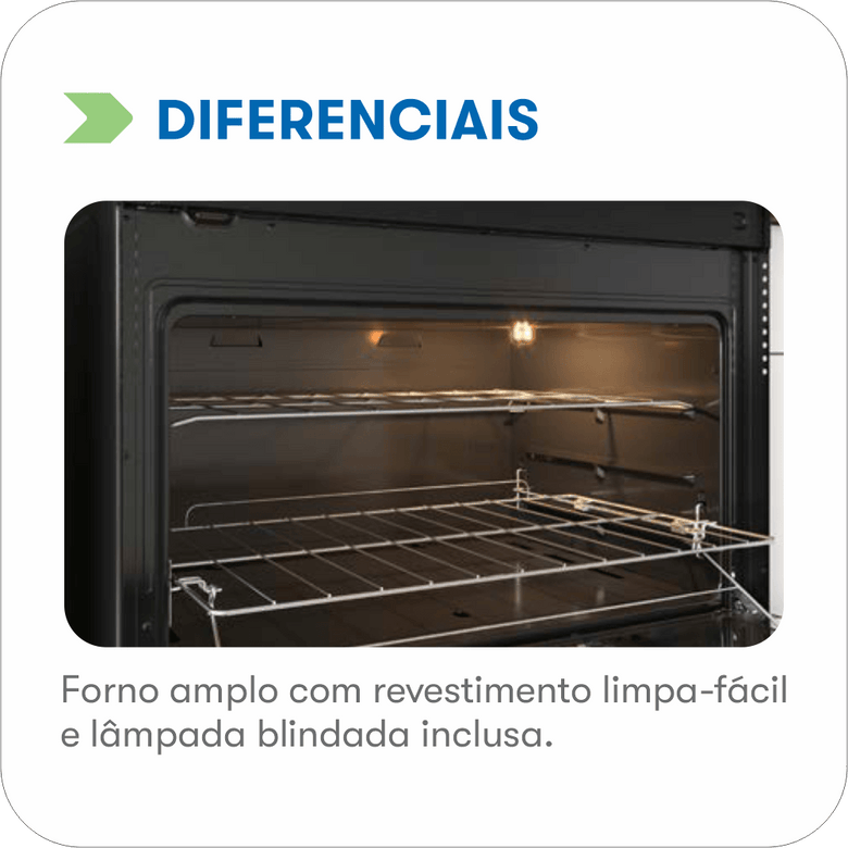 Fogão 5 Bocas Automático Itamaster Itatiaia