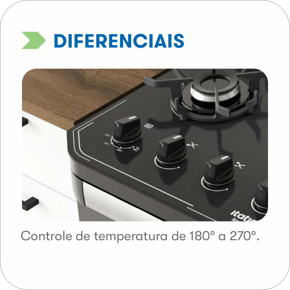 Fogão 4 Bocas Automático Itamaster Itatiaia
