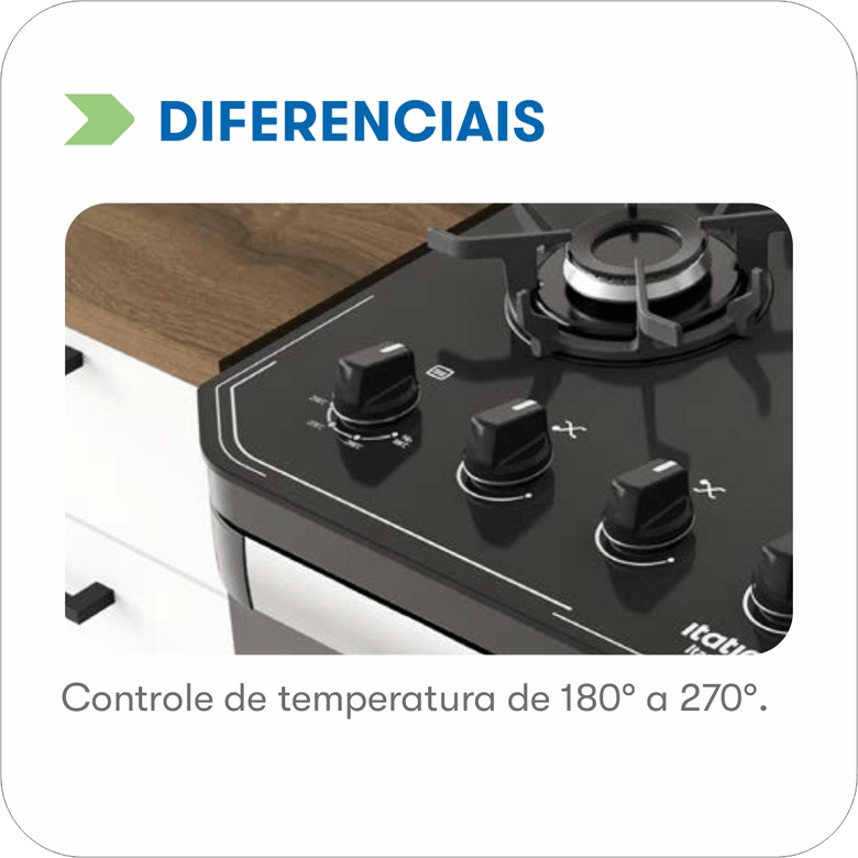 Fogão 4 Bocas Automático Itamaster Itatiaia