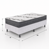 Conjunto Solteiro D33 Com Base Baú Ortobom